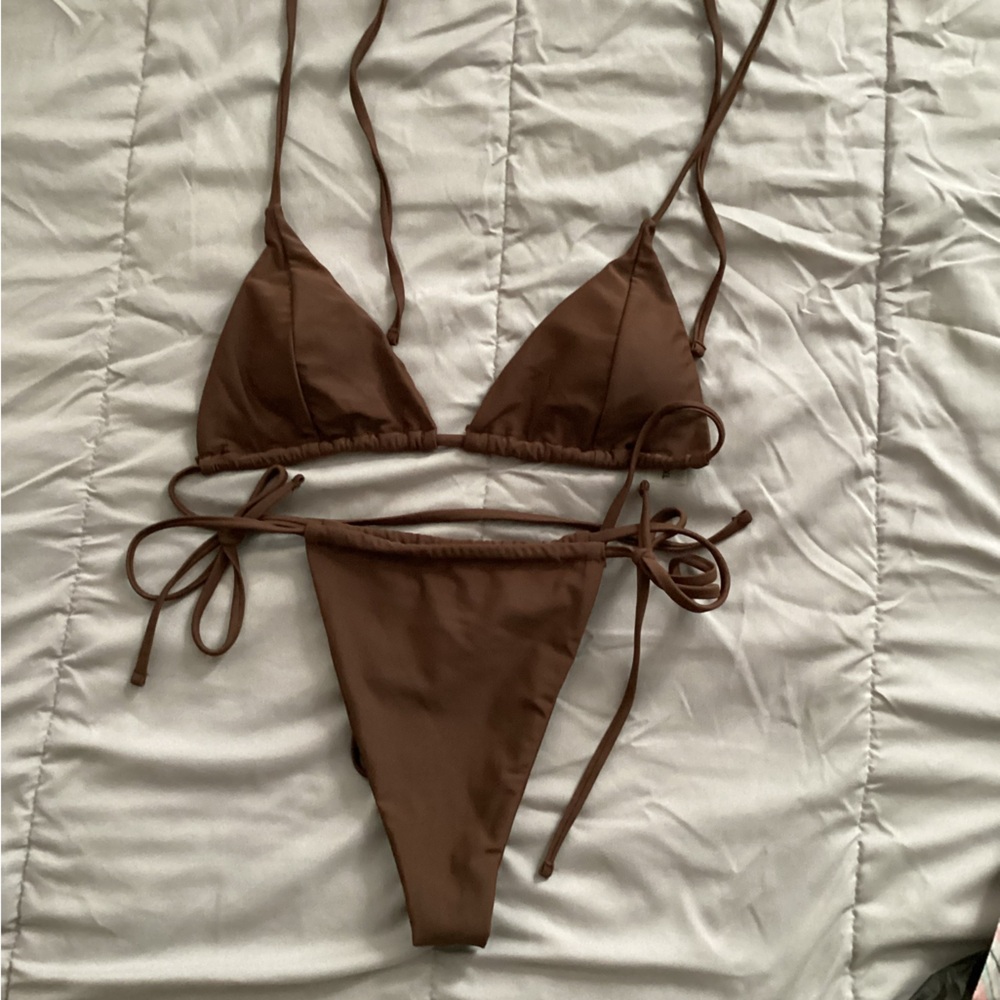 Two piece halter bikini